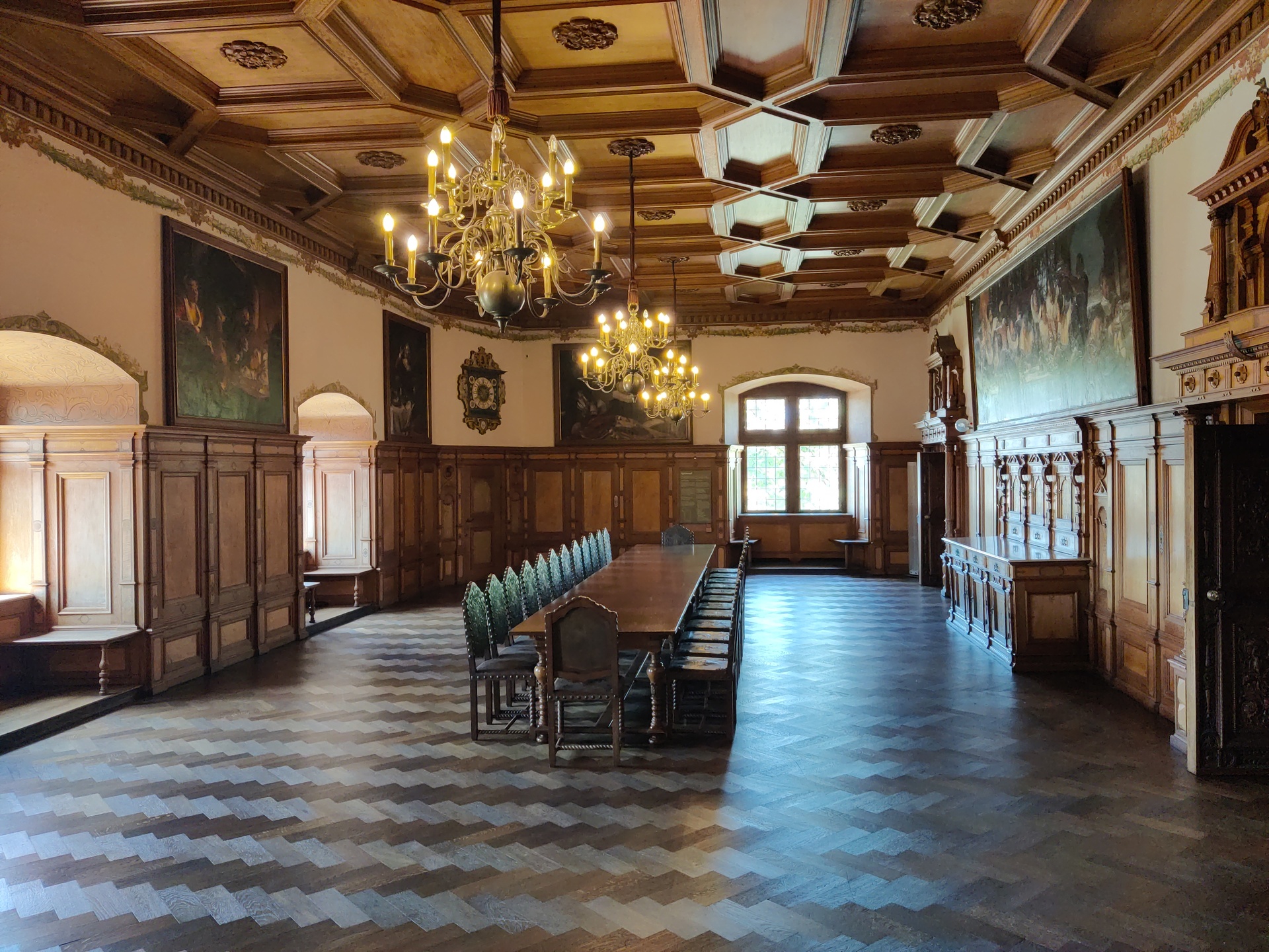 Speisesaal des Schlosses Ratibor