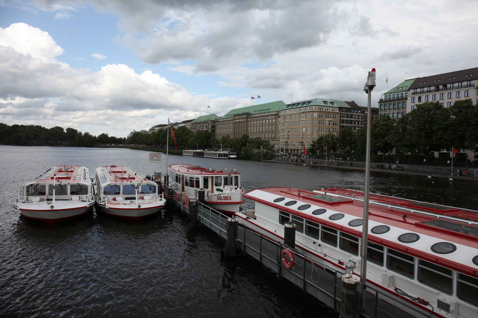 Blick auf die Binnenalster