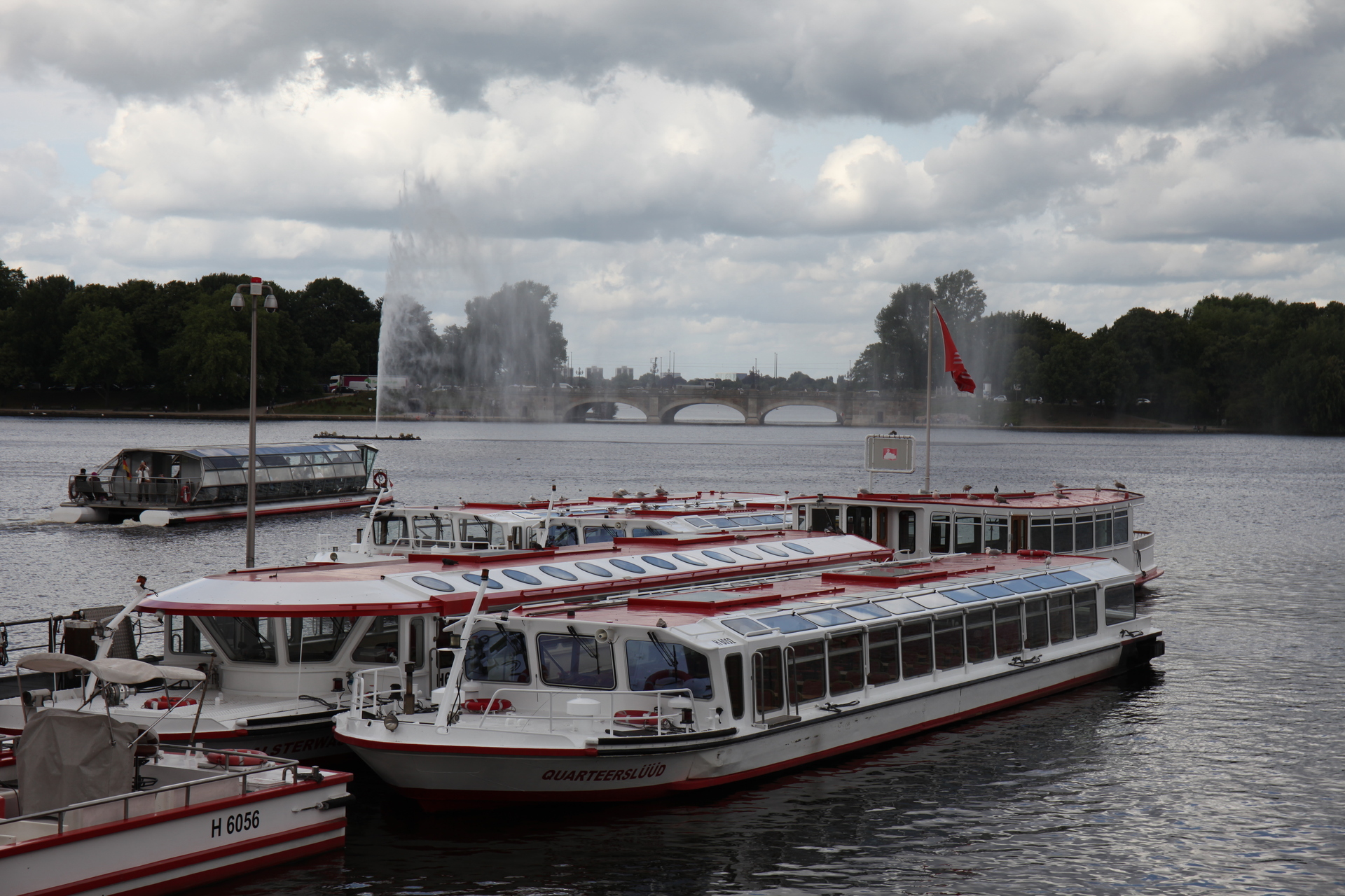 Blick auf die Binnenalster