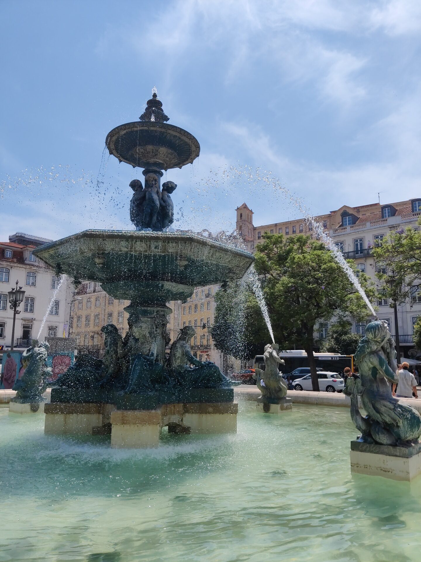 Brunnen auf dem Rossio