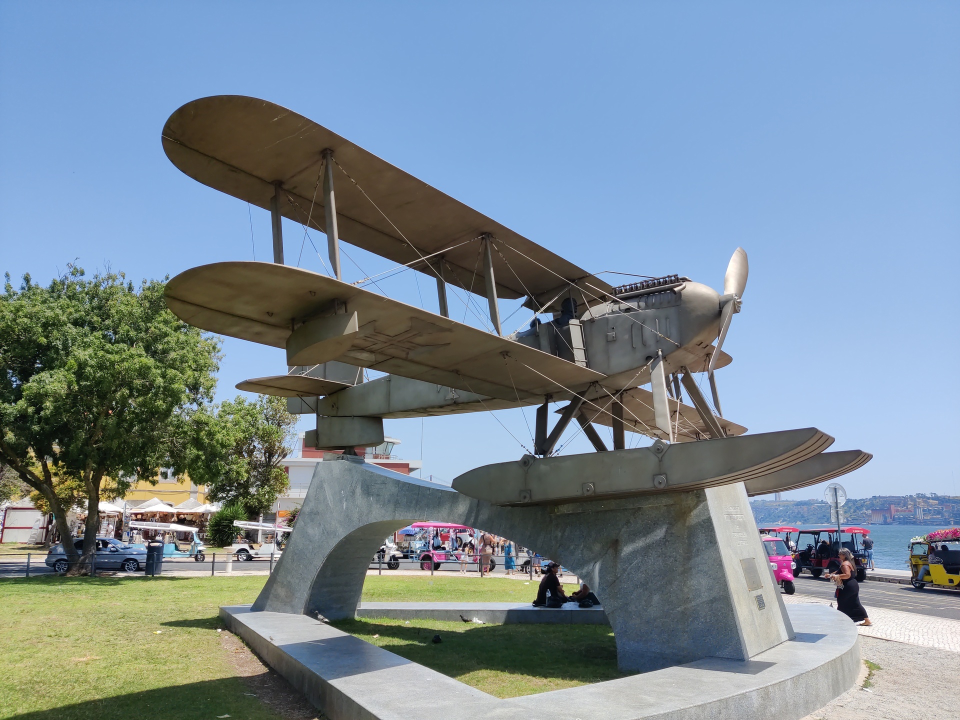 Denkmal des Transatlantikf-Fluges in Belem